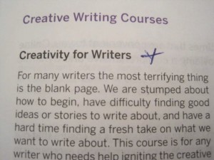 Creative Writing Course